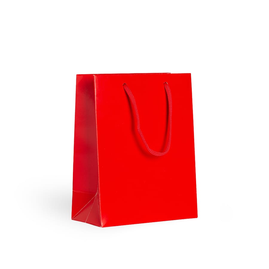 Sacola Papel Alça de Cordão 15x19x8