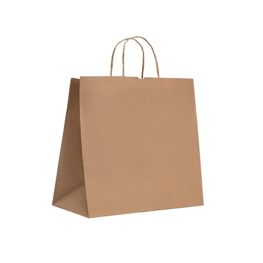Sacola Papel Alça Torcida 30x30x18 · kraft 110 g/m²